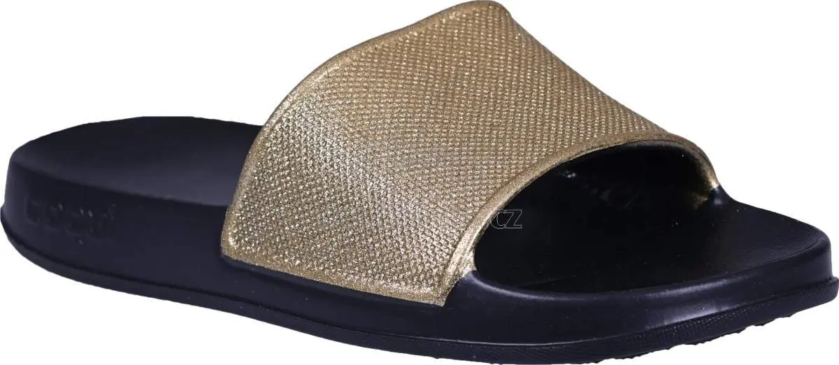 Dětské plážovky Coqui 7082 Black/Gold Glitter Velikost: