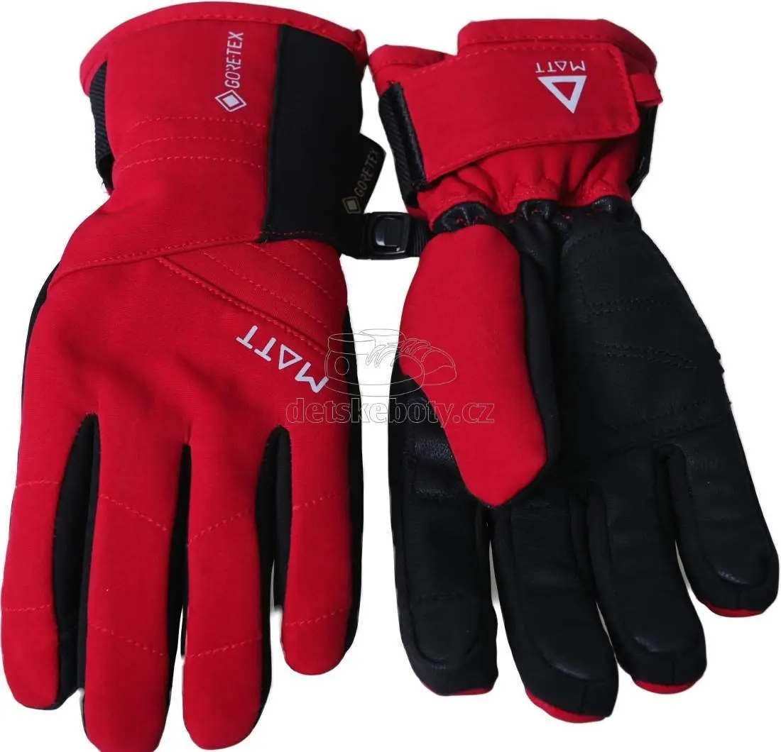 Matt Shasta Junior Gore-Tex Gloves red Velikost