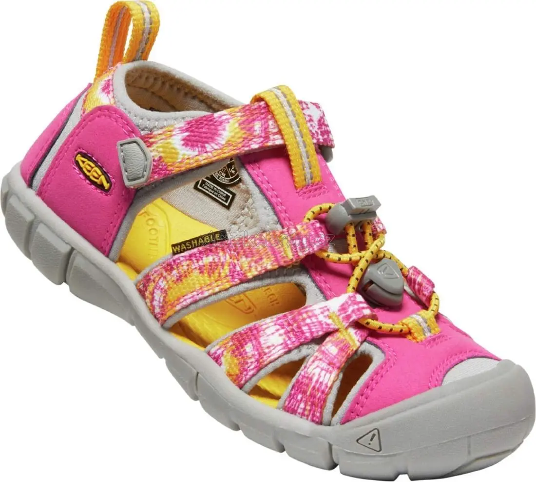 Dětské sandály Keen Seacamp II CNX YOUTH multi/keen yellow Velikost: