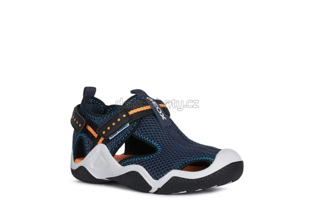 Dětské celoroční boty Geox J1530A 00014 C4074 Velikost: 32