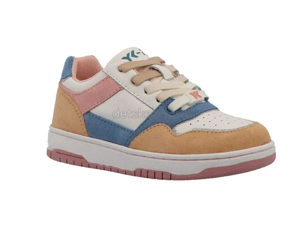 Dětské celoroční boty Lurchi 74L0173001 camel white blue rose Velikost: