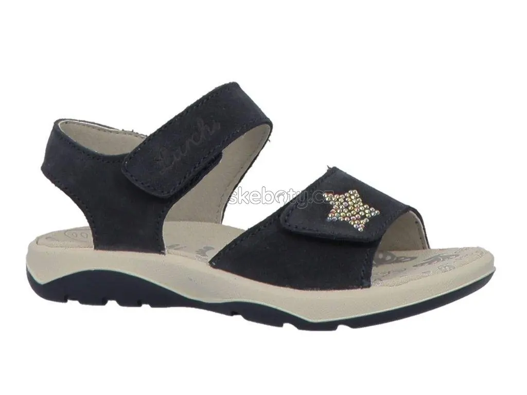 Dětské sandály Lurchi 74L2003007 navy Velikost