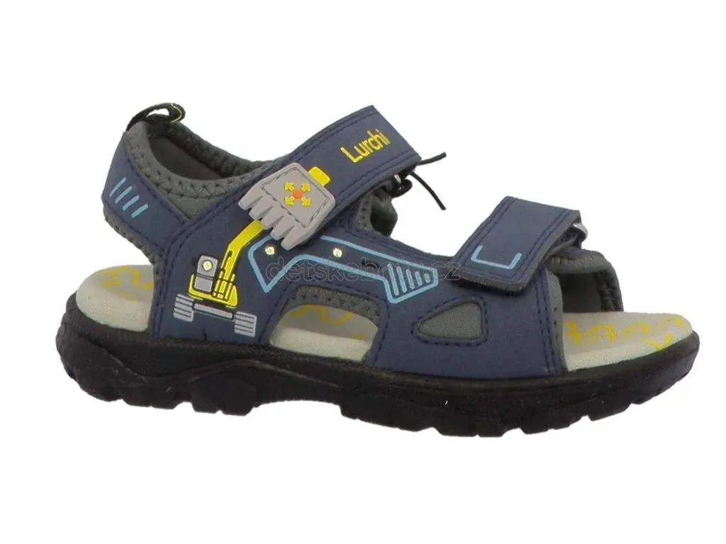 Dětské sandály Lurchi 74L1303003 navy steel Velikost: 33