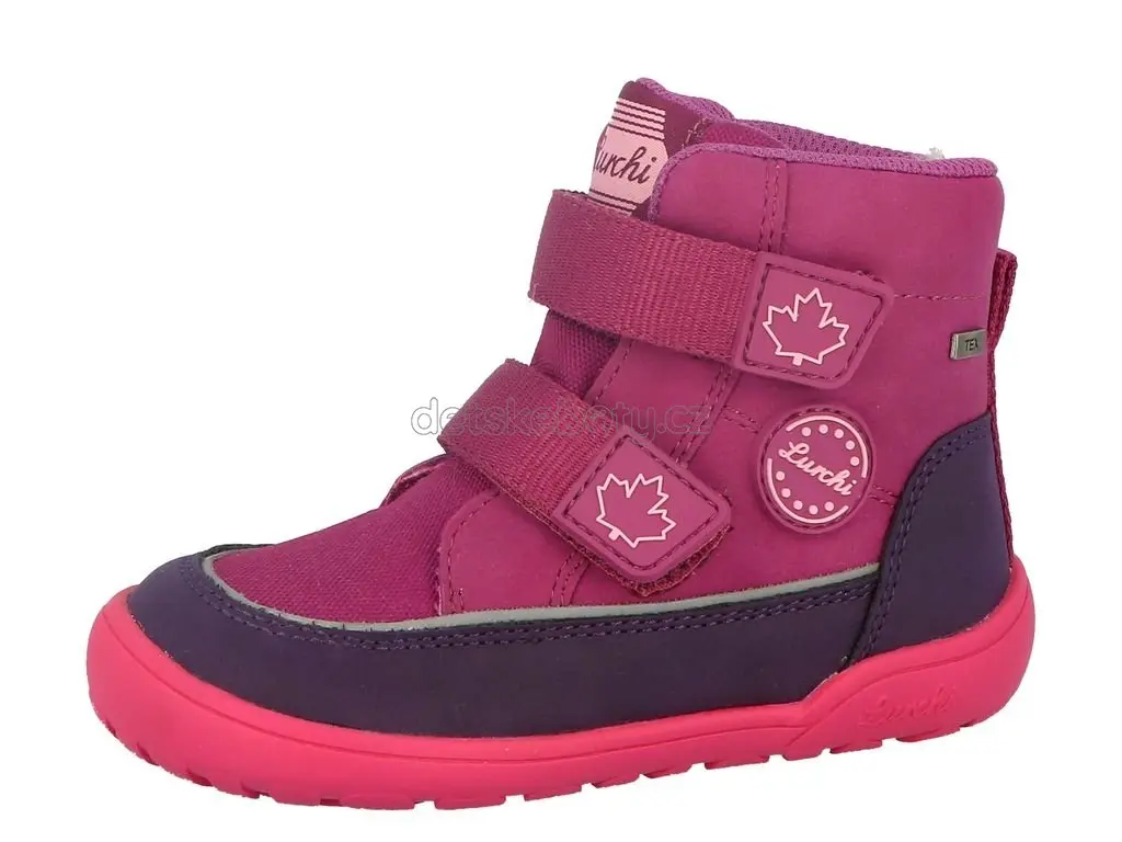 Dětské zimní boty Lurchi 84L0013004 purple Velikost