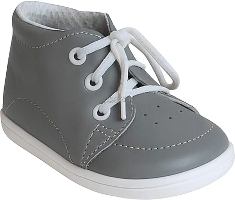 Dětské celoroční boty Boots4U T 014 šedá líc Velikost: