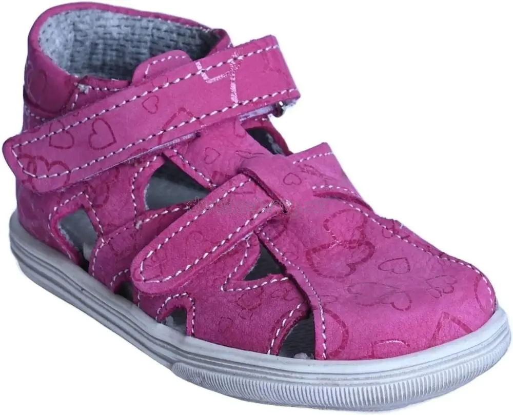 Dětské sandály Boots4U T 018 V růžová potisk Velikost
