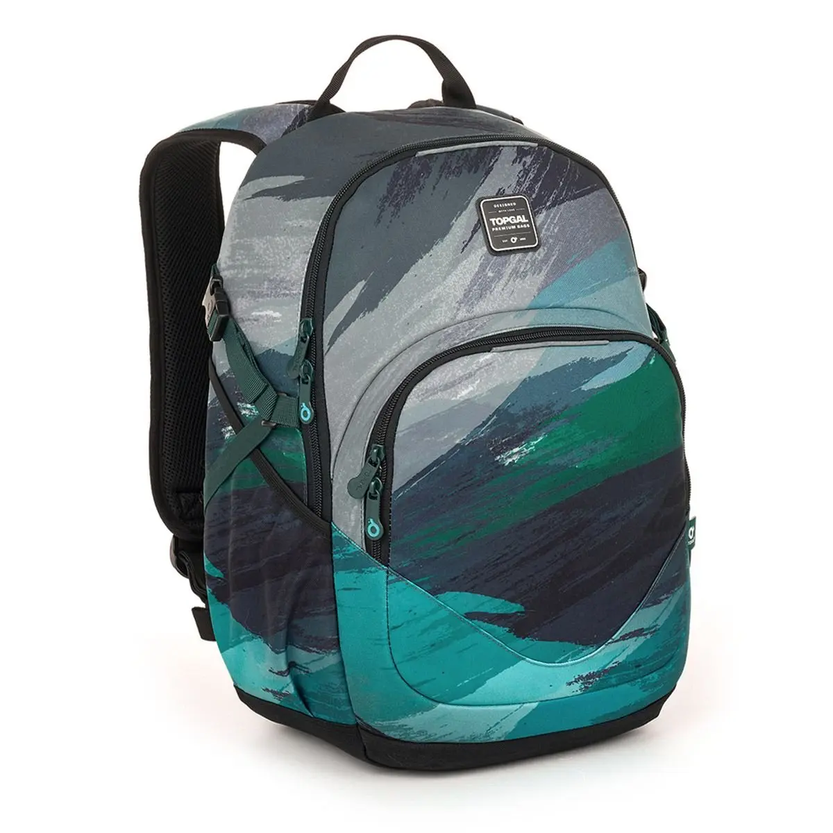 Žíhaný studentský batoh Topgal YOKO 25039 SET SMALL
