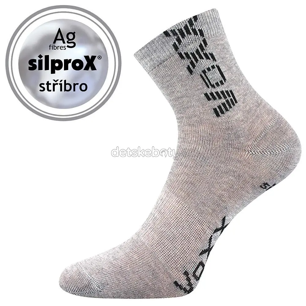 Ponožky VoXX Adventurik světle šedá melé Velikost: