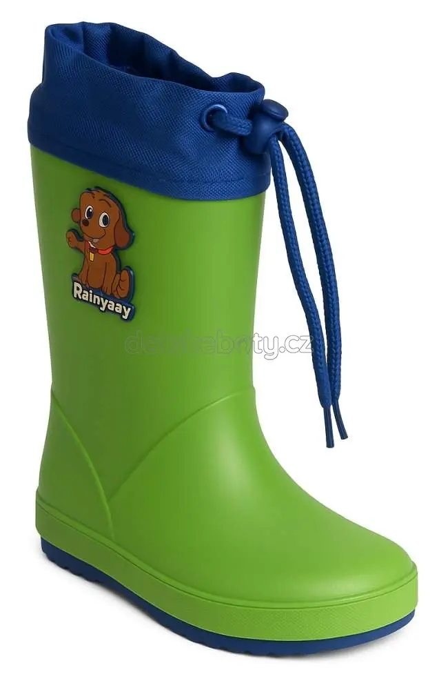 Dětské holinky Coqui lime/royal Velikost:
