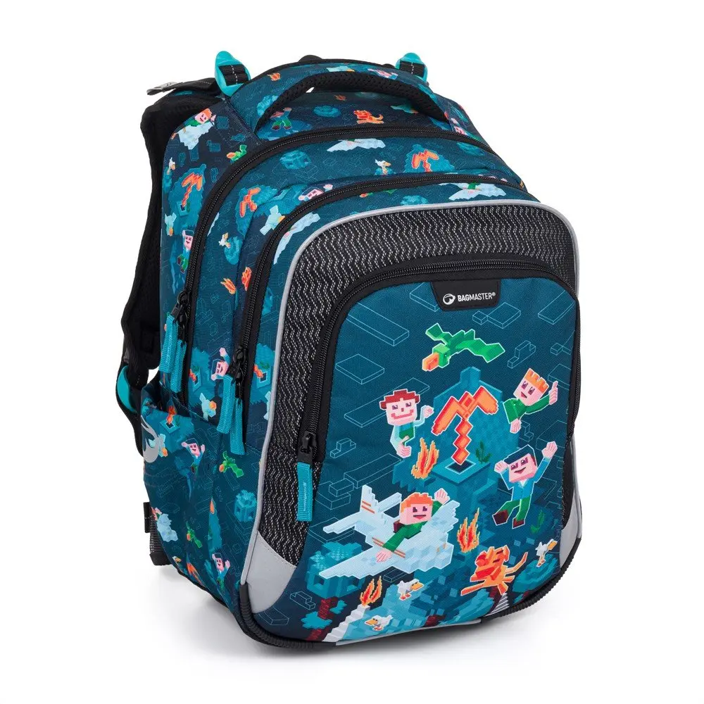 Bagmaster školní batoh LUMI 24 D - vesmírná loď