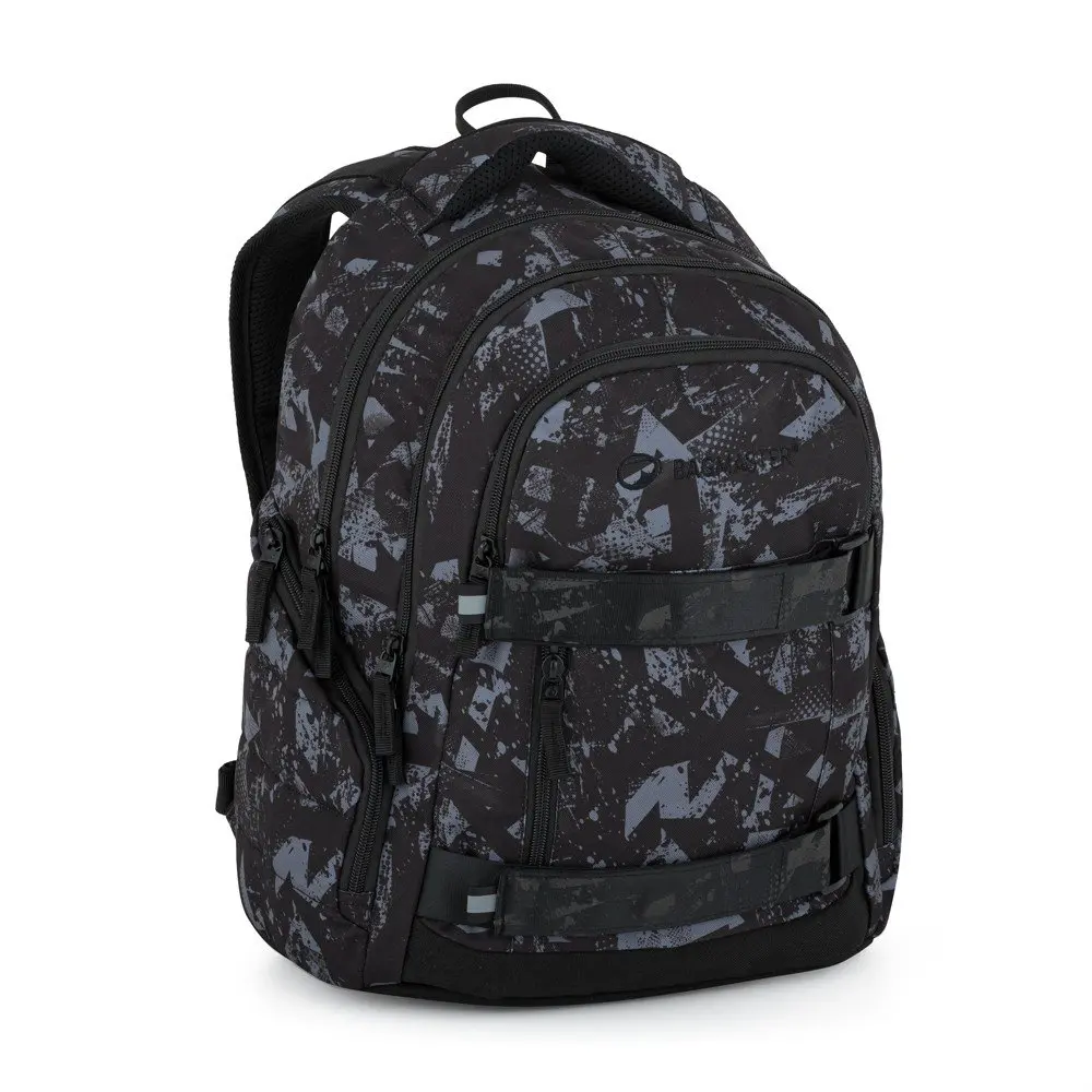 Bagmaster NOMAD 25 B studentský batoh – černo-šedý