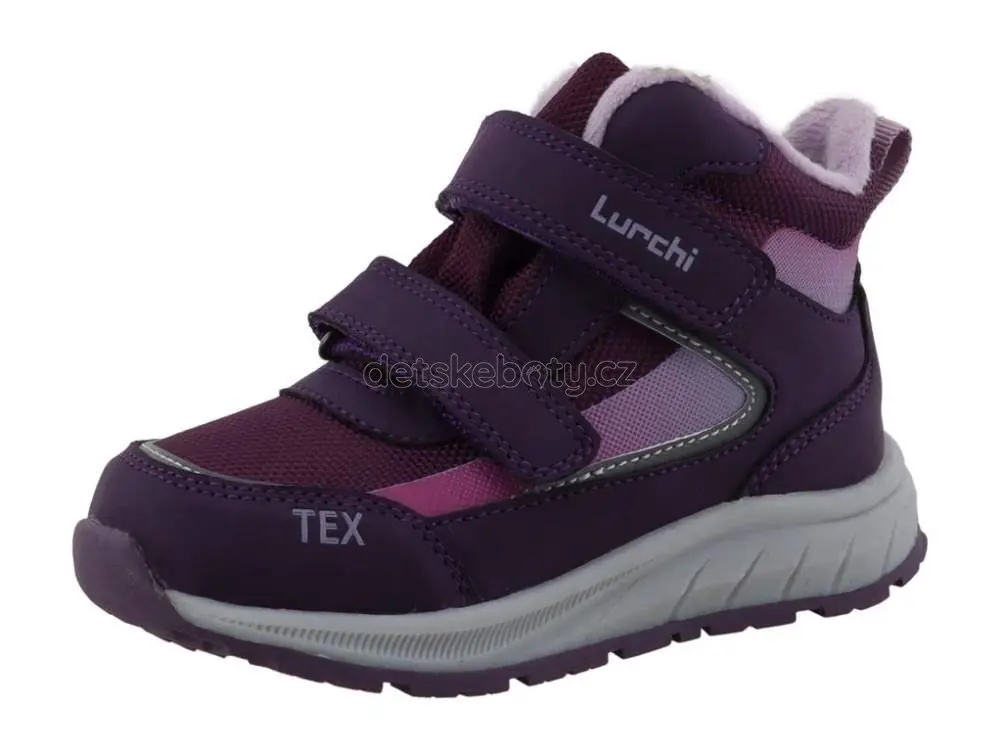 Dětské celoroční boty Lurchi 95L0083009 purple-flieder Velikost: