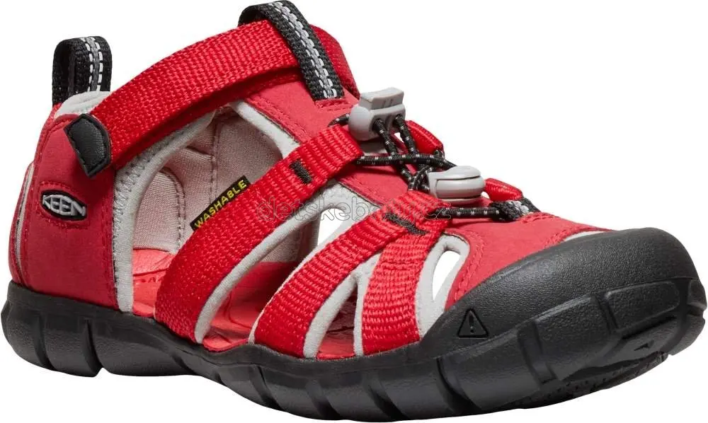 KEEN Seacamp II CNX Youth Dětské sandály ribbon red/alloy