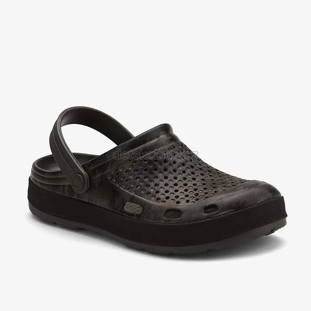 Dětské plážovky Coqui 6413 antracit camo/black Velikost: 41