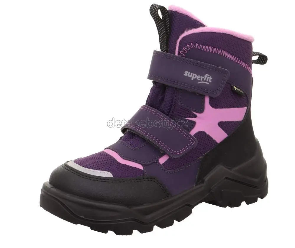 Superfit Snowmax Lila Rosa 1-002022-8520 Gore-Tex Velikost: 31, Vnitřní délka boty: 20,1 cm