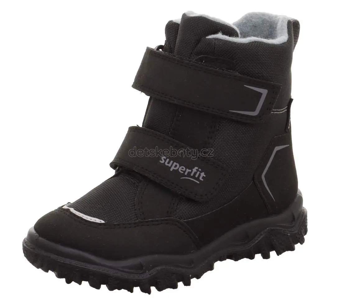 Superfit Husky1 Schwarz/ Hellgrun 1-006081-0000 s membránou Velikost: 36, Vnitřní délka boty: 23,2 cm