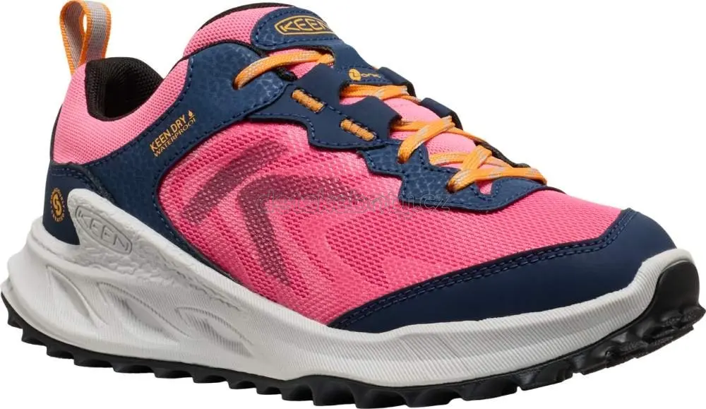 Dětské celoroční boty Keen ZIONIC WP YOUTH naval academy/pink lemonade Velikost