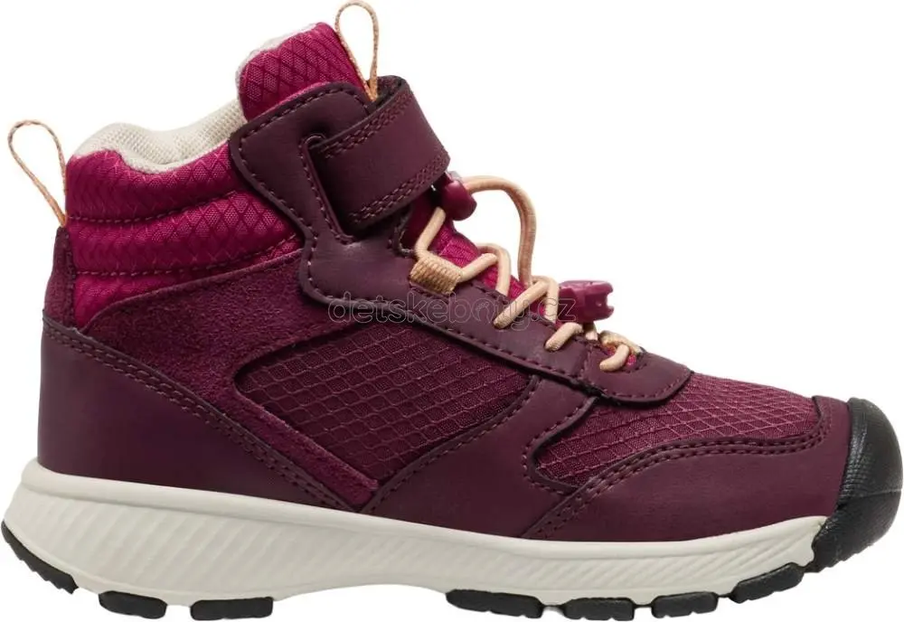 Dětské celoroční boty Keen SKUA MID WP CHILDREN fig/peach fuzz Velikost
