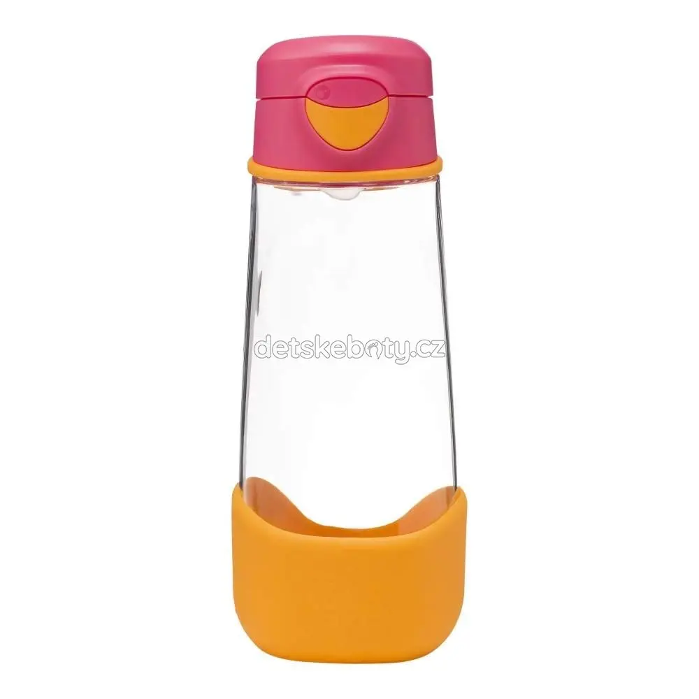 B.BOX Sport láhev na pití růžová/ oranžová od 3 let 600 ml