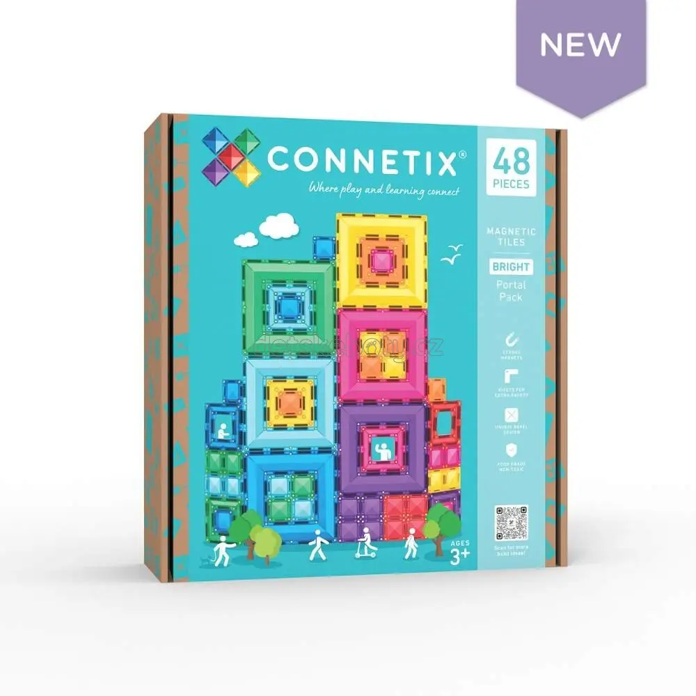 CONNETIX® Bright Portal Pack magnetická stavebnice 48 ks