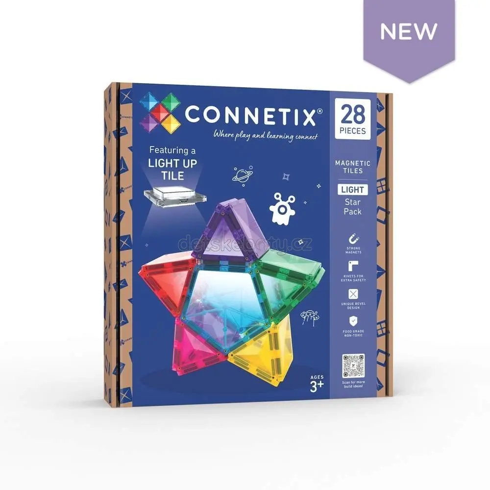 CONNETIX® Light Star Pack magnetická stavebnice 28 ks
