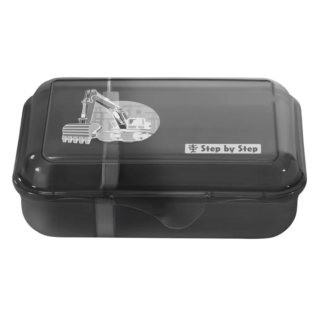 Krabička na svačinu Step by Step Bagger Rocco černá