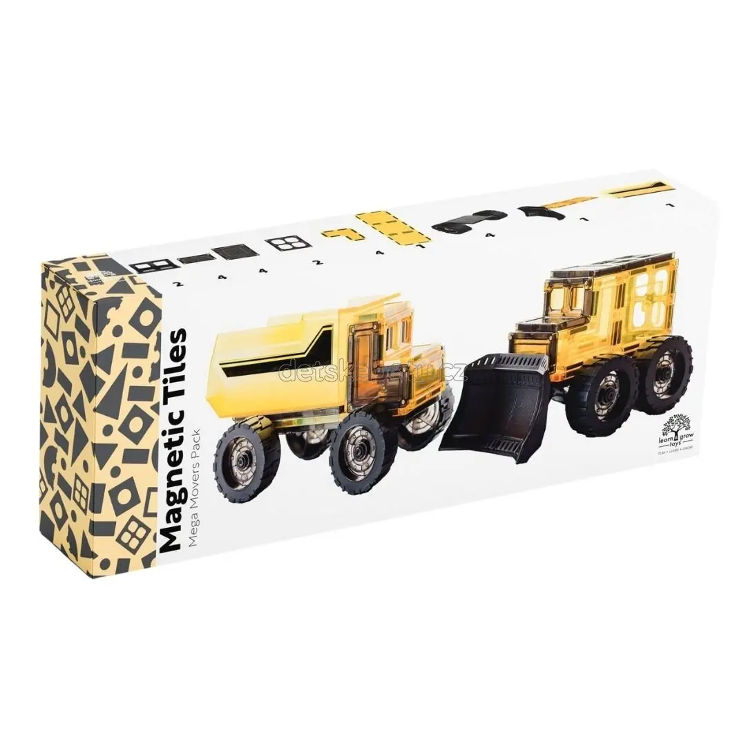 Learn and grow - Magnetická stavebnice Mega Mover Pack 23Ks