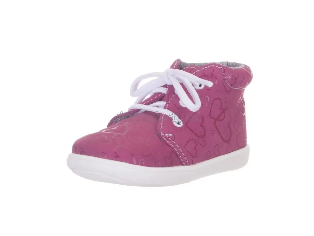 BOOTS4U T021 růžová potisk Velikost