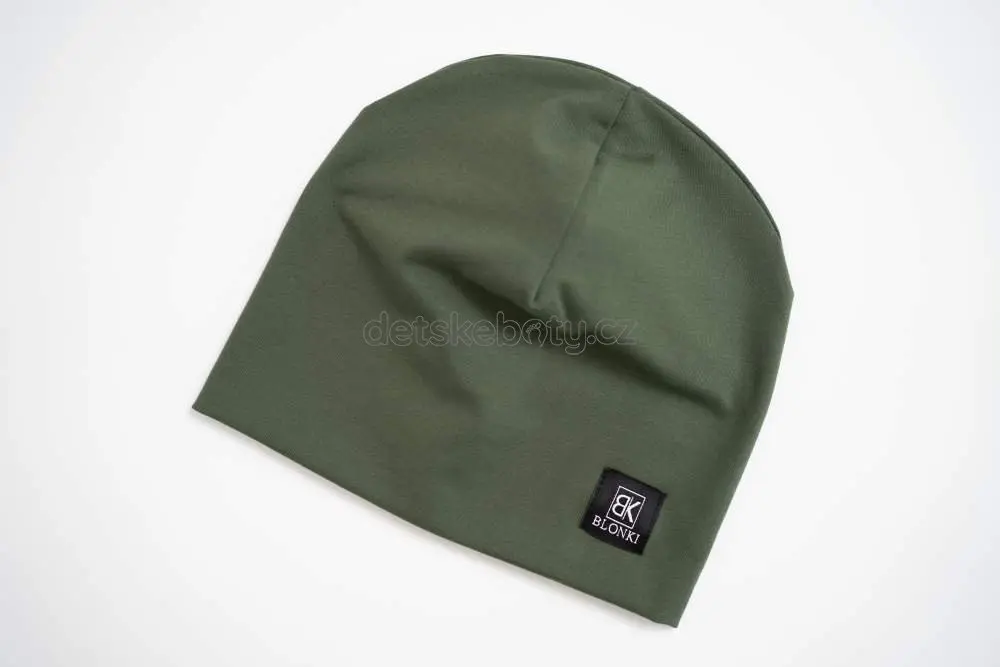 Tenká čepice Blonki Khaki Velikost: