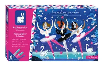 Janod - Barevný písek se třpytkami Baletka Midi 6+
