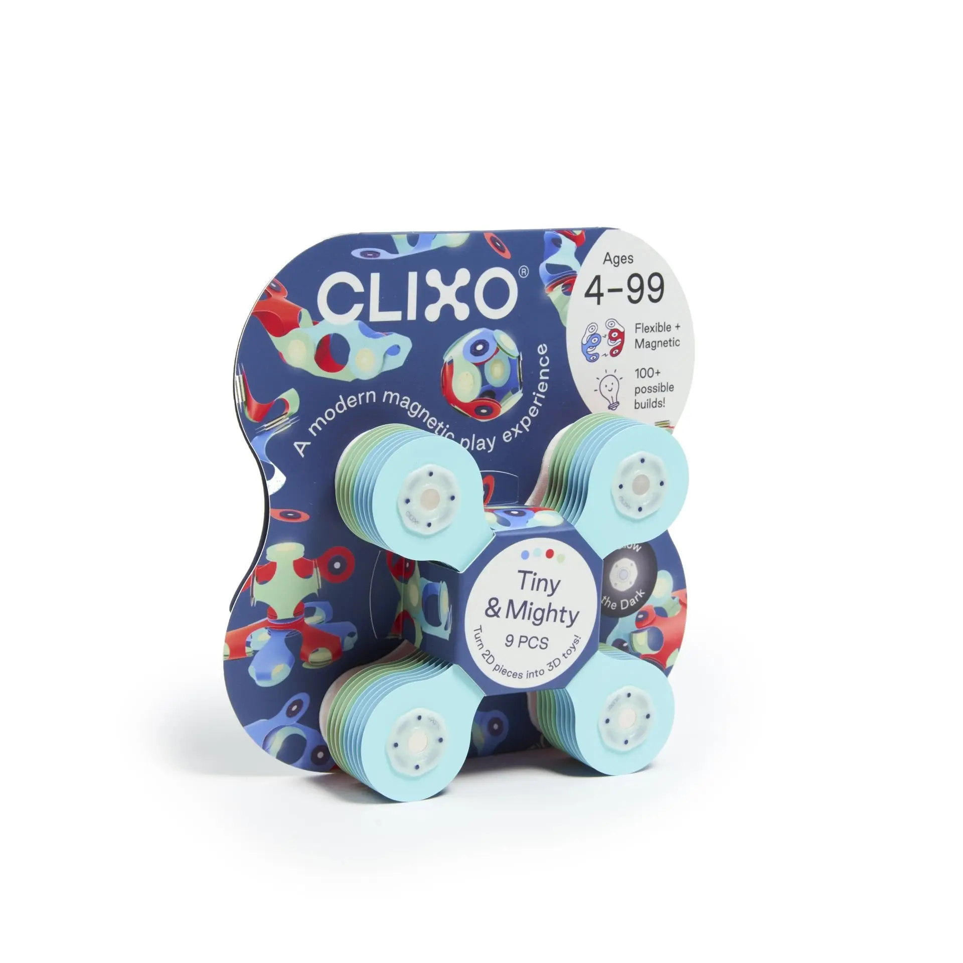 CLIXO - Tiny &amp; Mighty Marine magnetická stavebnice, 9 kusů