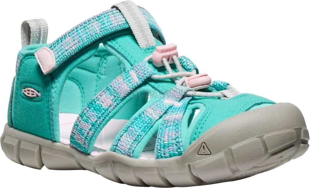 Dětské sandály Keen Seacamp II CNX youth bright aqua/giggle pink Velikost