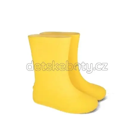 Dětské holinky BAREBOO P11351 Monsoon žlutá Velikost: