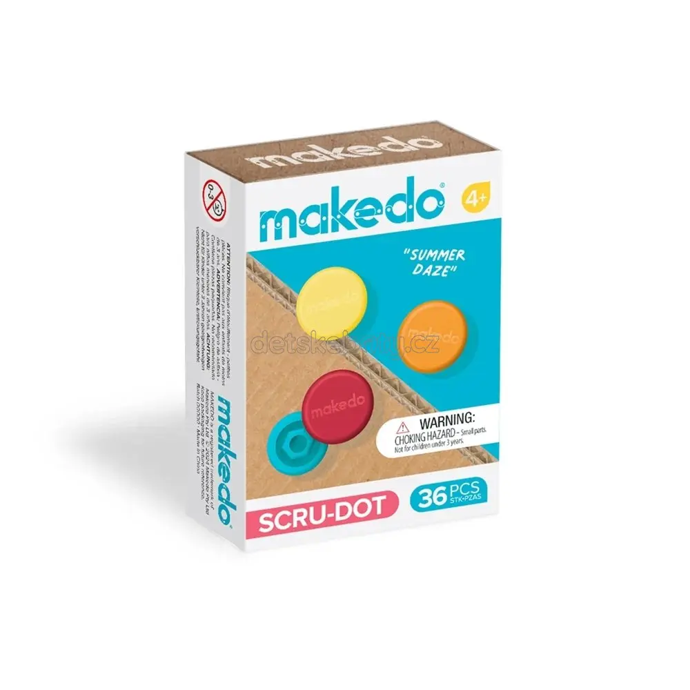 MAKEDO SCRU-DOT Summer Daze – barevné krytky na šroubky