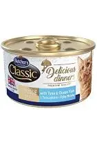 Butcher's Cat Delic.Dinners tuňák+ryby konz. 85g + Množstevní sleva