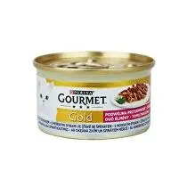 Gourmet Gold konzerva kočka paštika mořské ryby a špenát 85g