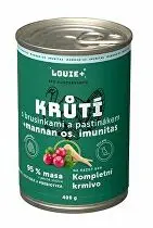 Louie Dog konz. Krůtí s brus.pastinák,prebiotiky 400g + Množstevní sleva
