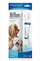 Francodex Dental Kit zubní pasta 70g a kartáček pro psy