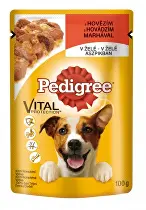 Pedigree kapsa Adult hovězí v želé 100g + Množstevní sleva
