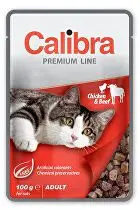 Calibra Cat Kapsa Premium Adult Chicken & Beef 100g