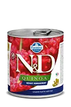 N&D Dog Quinoa Adult Weight Mngmnt Lamb & Brocolli 285g