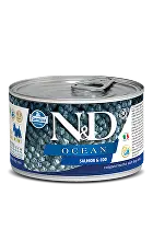 KONZERVA N&D DOG OCEAN SALMON & CODFISH 140g