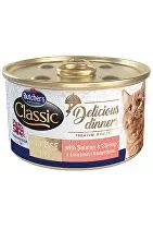 Butcher's Cat Delic.Dinners losos+krevety konz. 85g + Množstevní sleva
