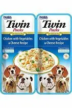 Churu Dog Twin Packs Chick & Veg.&cheese In Broth 80g