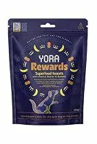 YORA Dog poch. z hmyzu Rewards arašídy a banán 100g + Množstevní sleva