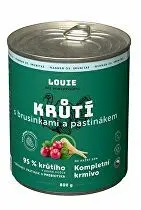 Louie Dog konz. Krůtí s brus.pastinák,prebiotiky 800g + Množstevní sleva