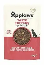 Applaws Dog kapsa Toppers Broth hovězí s batáty 85g + Množstevní sleva
