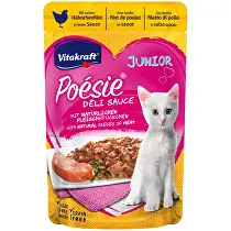 Vitakraft Cat Poésie Délice Sauce kapsa junior kuř.85g + Množstevní sleva