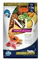 N&d Tropical Selection Cat Lamb Neutered 4 1kg