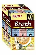 Churu Cat Broth Box Chicken Tuna & Chicken Salmon & Chicken Scallop 10x40g